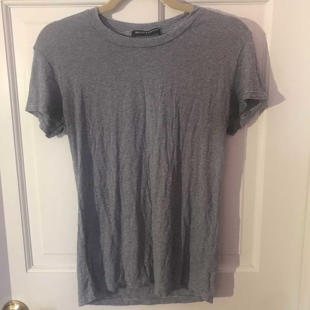 2 for $10 - Brandy Melville Striped Tee GUC
